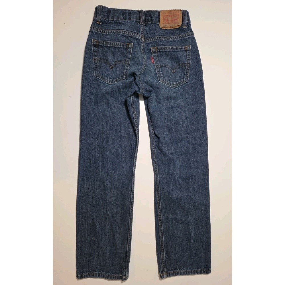Youth 505 Levi's 10 Slim 23" X 25" Straight Leg‎ Denim Jeans Pants CG - Picture 6 of 9